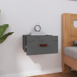 Table de chevet murale Gris 40x29,5x22 cm 631983631983