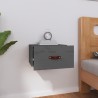 Table de chevet murale Gris 40x29,5x22 cm 631983631983