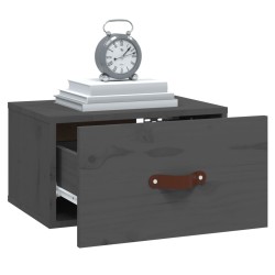 Table de chevet murale Gris 40x29,5x22 cm 631983631983