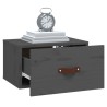 Table de chevet murale Gris 40x29,5x22 cm 631983631983