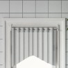 Tringles à rideau 2 pcs blanc et argenté 40-60 cm aluminium 631984631984