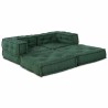 Unité de canapé modulaire 2 pcs Vert 140 x 70 x 56 cm Tissu 631985631985