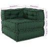 Unité de canapé modulaire 2 pcs Vert 140 x 70 x 56 cm Tissu 631985631985