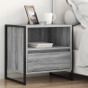 Table de chevet Gris Sonoma 50 x 39,5 x 50 cm Bois d'ingénierie 631987631987