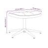 Chaise de relaxation avec tabouret Vert foncé Velours 631989631989