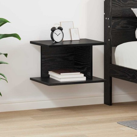 Table de chevet Chêne noir 40 x 30 x 25 cm Bois d'ingénierie 631990631990