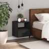 Table de chevet murale noir 40x31x39,5 cm 632004632004