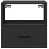 Table de chevet murale noir 40x31x39,5 cm 632004632004