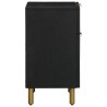 Table de chevet noir 50x33x60 cm bois d'ingénierie 632010632010