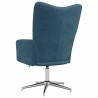 Chaise de relaxation Bleu Velours 632014632014