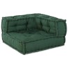 Unité de canapé modulaire 3 pcs Vert Tissu 632019632019