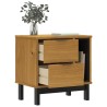 Table de chevet FLAM 49x35x50 cm bois de pin massif 632021632021