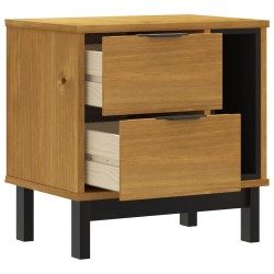Table de chevet FLAM 49x35x50 cm bois de pin massif 632021632021