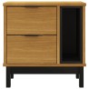 Table de chevet FLAM 49x35x50 cm bois de pin massif 632021632021