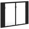 Amoire de salle de bain avec miroir Chêne noir 60 x 12 x 45 cm 632023632023