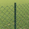 Clôture grillagée avec poteau 10 x 0,6 m Acier recouvert de PVC 632027632027