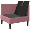 Sofa avec rangement Rose Velours 632030632030