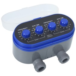 Minuterie d’eau à sortie double avec vannes à bille 632033632033