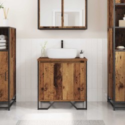 Meuble de Lavabo de Salle de Bain Bois Ancien 60 x 35 x 60 cm 632037632037