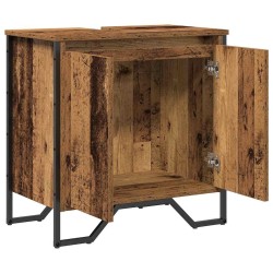 Meuble de Lavabo de Salle de Bain Bois Ancien 60 x 35 x 60 cm 632037632037