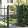 Porte de Clôture HORST 100 x 150 cm métal Noir Verrouillable 632049632049