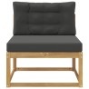Sofa de milieu extérieur Polyester Blanc 632055632055