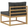 Sofa de milieu extérieur Polyester Blanc 632055632055