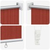 Store enrouleur extérieur à 90% de blocage UV Terracota HDPE 632057632057