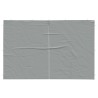 Mur de tente de fête 2 pcs Gris clair 400 x 195 cm PE et acier 632058632058