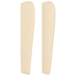 Tête de lit avec oreilles Crème 203x23x118/128 cm Tissu 632061632061