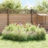 Clôture de jardin avec piquets 48 pcs 75 x 50 cm Mesh Argenté 632069632069