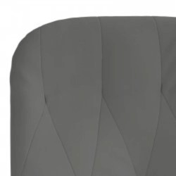 Chaise de relaxation avec repose-pied Gris foncé Velours 632072632072
