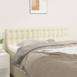 Têtes de lit Crème 144x5x78/88 cm Similicuir 632075632075