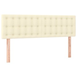 Têtes de lit Crème 144x5x78/88 cm Similicuir 632075632075