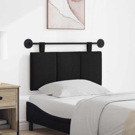 Tête de lit suspendue Noir Tissu 632079632079