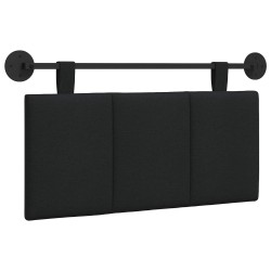 Tête de lit suspendue Noir Tissu 632079632079