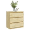 Table de chevet 60x36x64 cm Bois de pin massif 632081632081