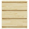 Table de chevet 60x36x64 cm Bois de pin massif 632081632081