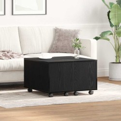 Table basse Chêne noir 60 x 60 x 38 cm Bois d'ingénierie 632084632084