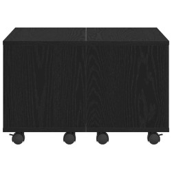 Table basse Chêne noir 60 x 60 x 38 cm Bois d'ingénierie 632084632084