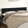Têtes de lit Noir 160 x 5 x 78/88 cm Velours 632087632087
