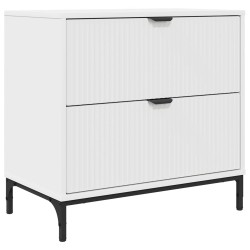 Table de chevet Blanc 63,5 x 36 x 61 cm Bois d'ingénierie 632089632089