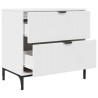 Table de chevet Blanc 63,5 x 36 x 61 cm Bois d'ingénierie 632089632089