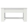 Table basse blanc 101x49x52 cm bois d'ingénierie 632090632090