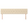 Têtes de lit Crème 200x7x78/88 cm Tissu 632091632091