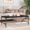 Table basse Chêne noir 100 x 50 x 35 cm Bois d'ingénierie 632092632092