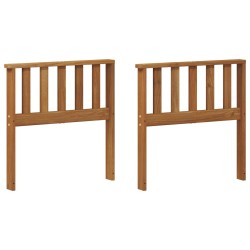 Accoudoirs 2 pcs Marron 60 x 6 x 61 cm Bois d'ingénierie 632098632098