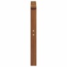 Accoudoirs 2 pcs Marron 60 x 6 x 61 cm Bois d'ingénierie 632098632098