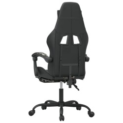 Chaise de jeu avec repose-pied Noir et camouflage Similicuir 632099632099