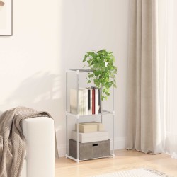 Étagère tubulaire Blanc 42,5 x 27 x 91,5 cm Aluminium 632105632105